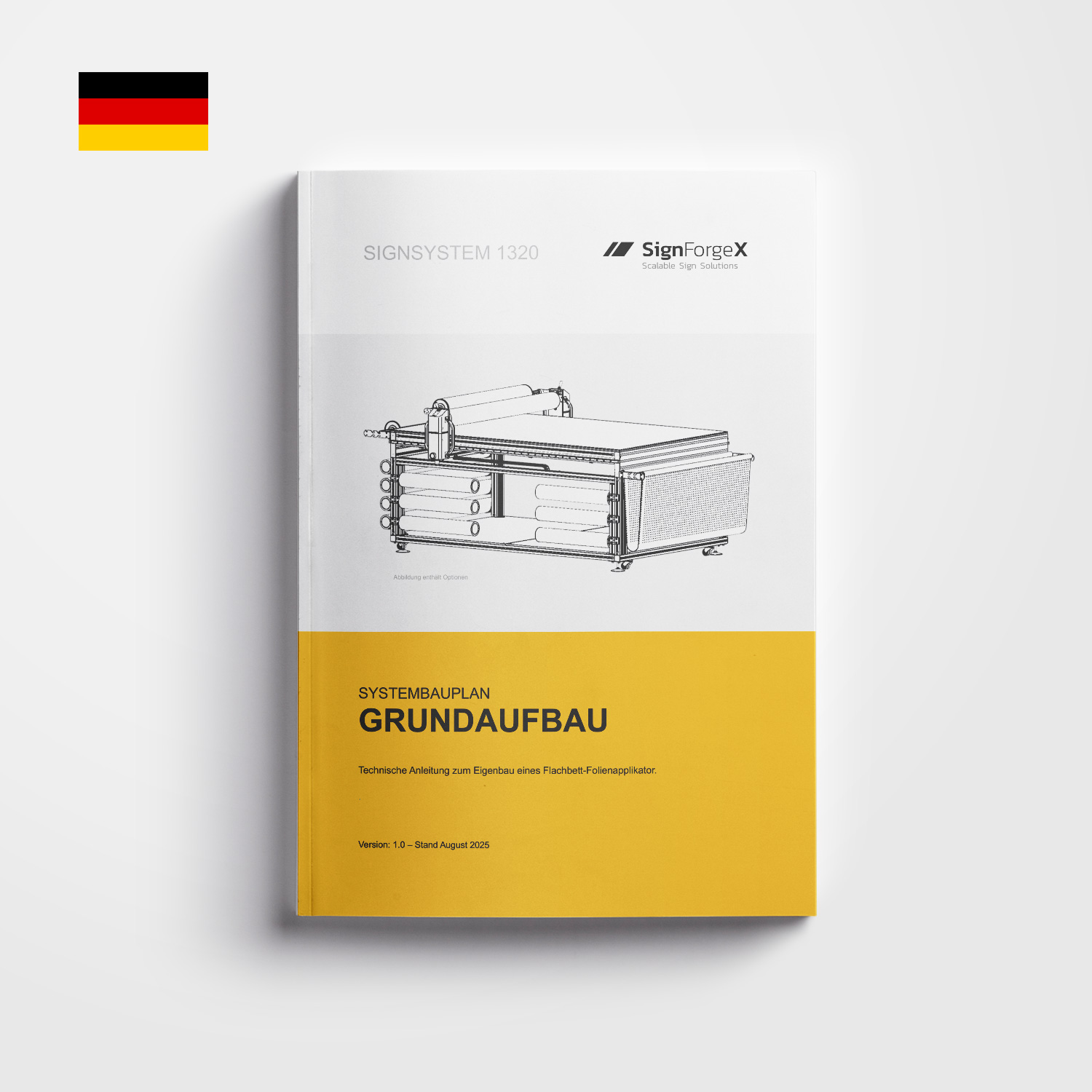 Systembauplan – SignSystem 1320 - Grundaufbau