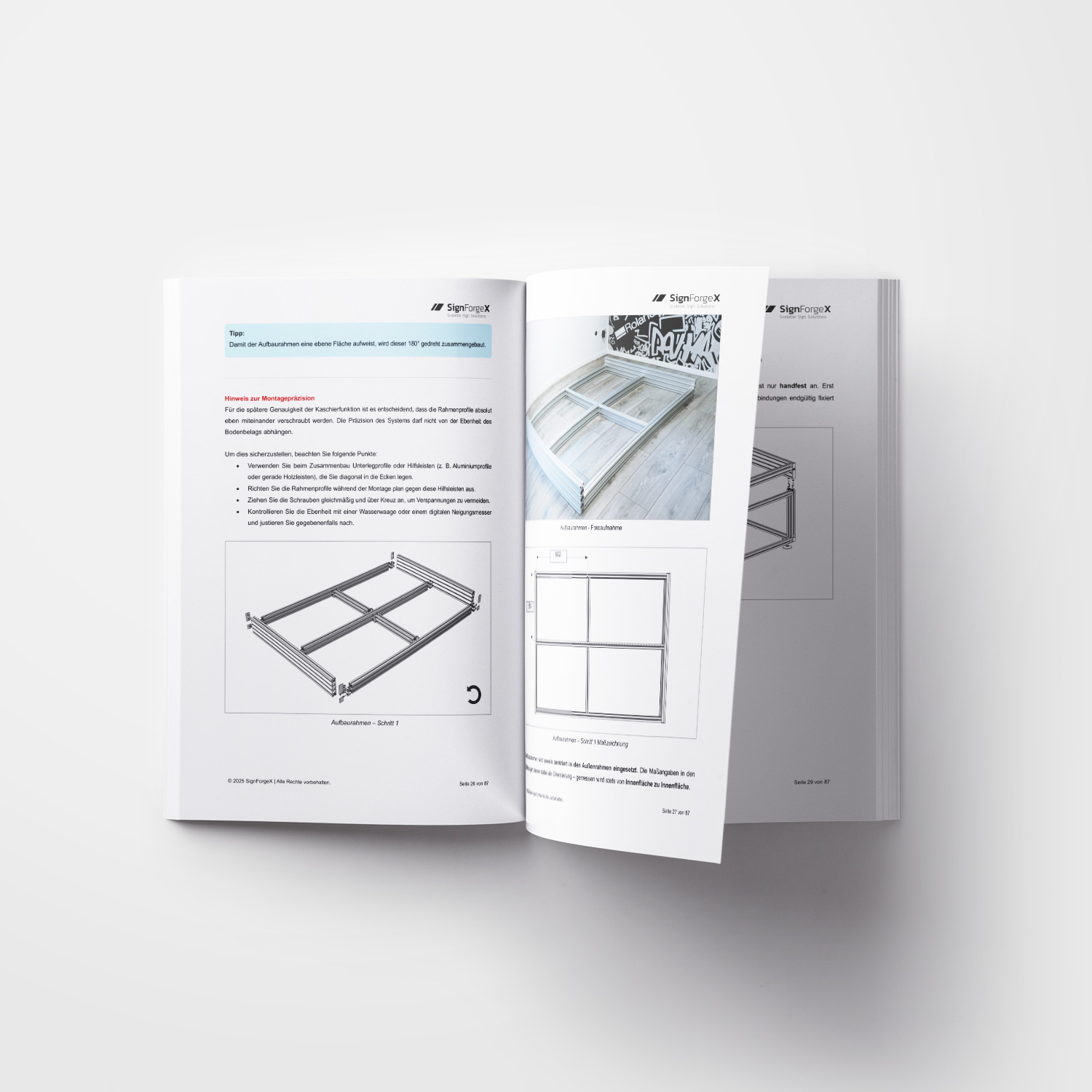 Systembauplan – SignSystem 1320 - Grundaufbau – Bild 2