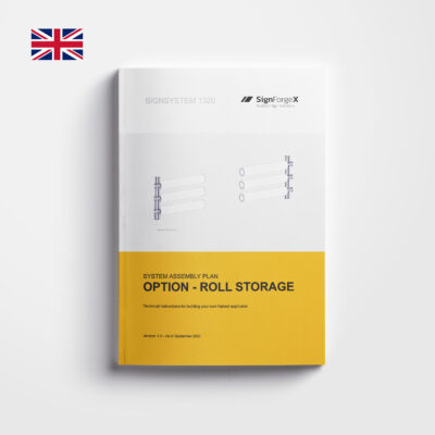 Systembauplan - SignSystem 1320 – Rollenlager - Englisch